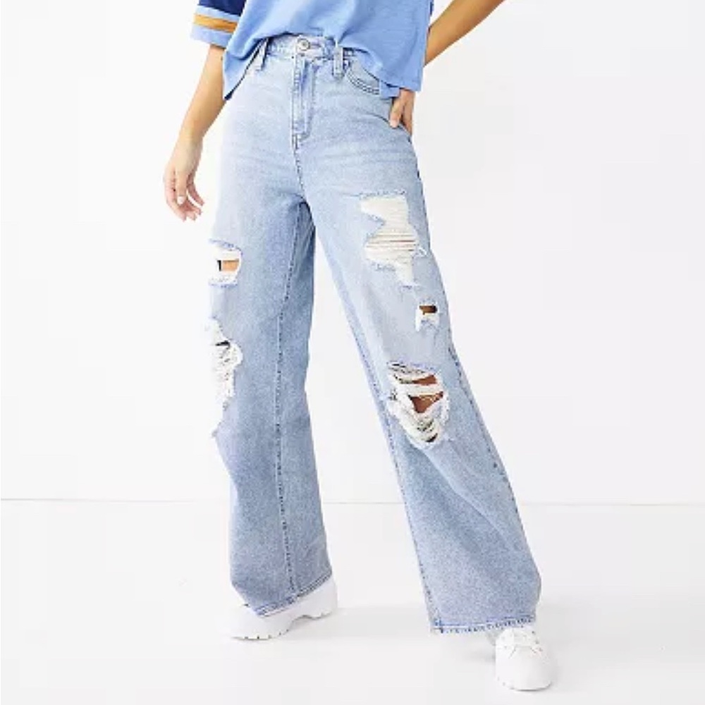 🔥✅☄️⏱️ NWT  SO Goods For Life  The 90’s Jean  Wide Leg  Size 11/30W 🔥✅☄️⏱️